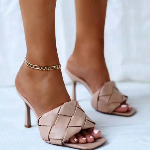 Billini Shoes - Billini Sandro Mules in Nude